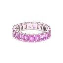 Pink Sapphire Octagon Prong Set Ring