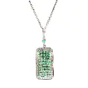 Emerald Tag Pendant